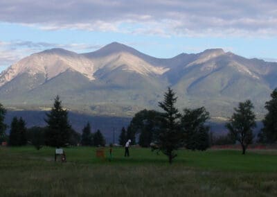 Views of the Collegiate Peaks Mountain Range from the Salida Golf Course Colorado - Best views and most affordable golf in the High Colorado Rockies
